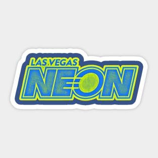 Las Vegas Neon Team Tennis Sticker